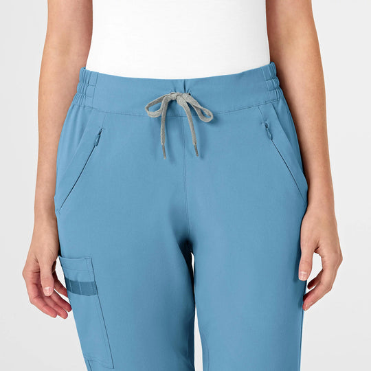 Wink Scrubs Women's RENEW Jogger Scrub Pant Bay Blue | scrub-supply.com