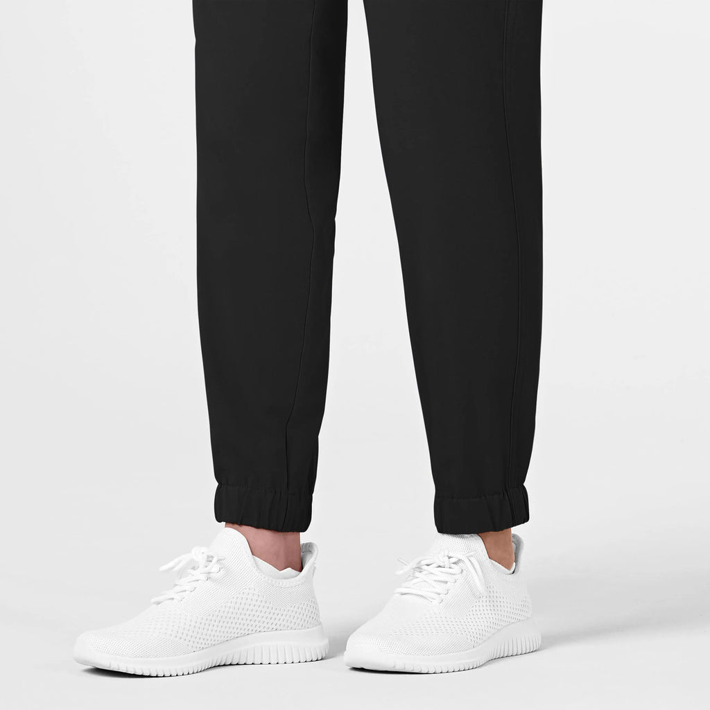 Wink Scrubs Women's RENEW Jogger Scrub Pant Black | scrub-supply.com