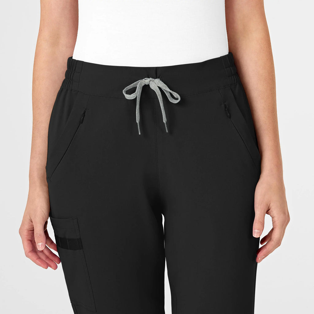 Wink Scrubs Women's RENEW Jogger Scrub Pant Black | scrub-supply.com