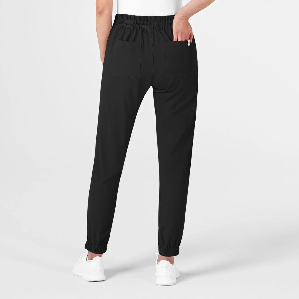 Wink Scrubs Women's RENEW Jogger Scrub Pant Black | scrub-supply.com