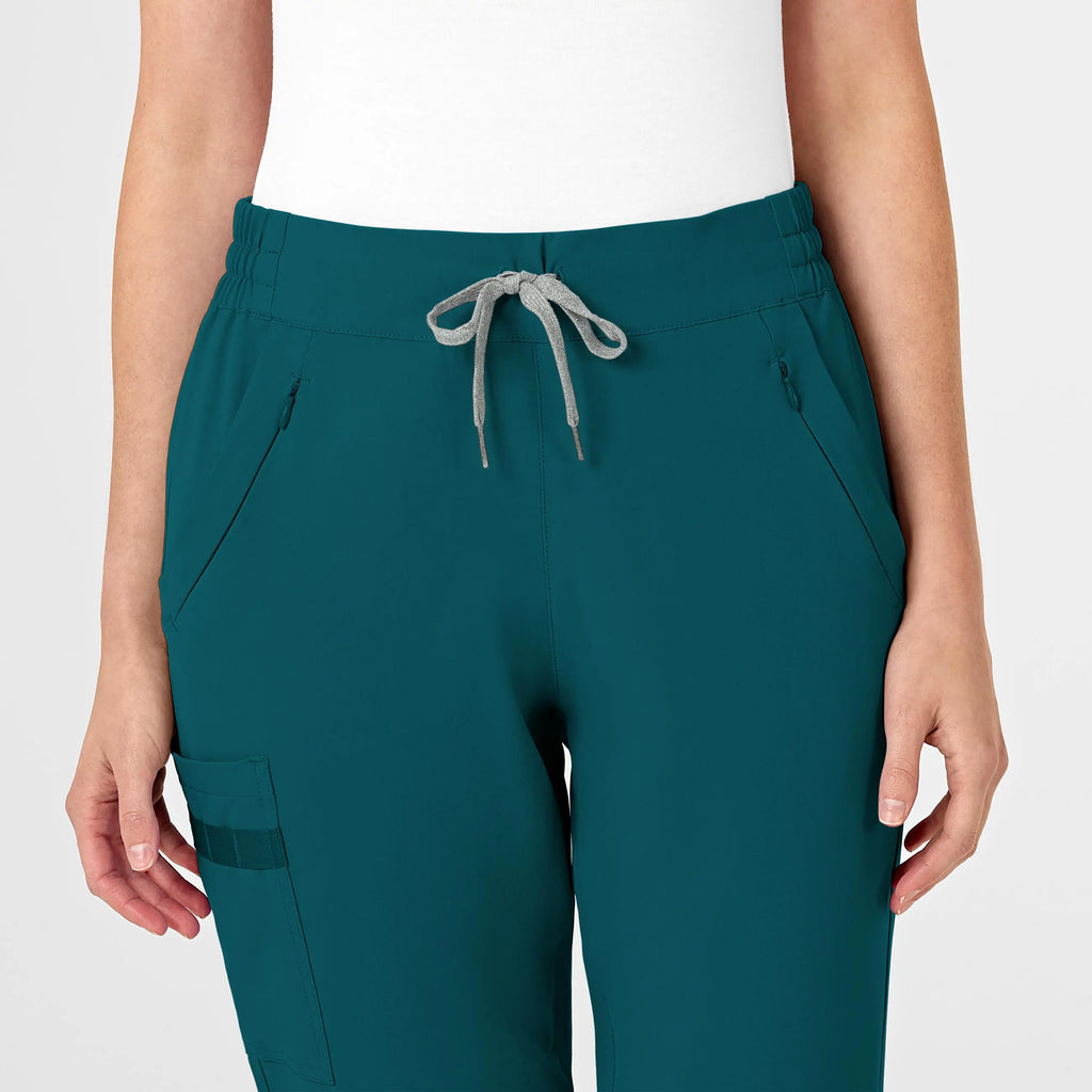 Wink Scrubs Women's RENEW Jogger Scrub Pant Caribbean Blue | scrub-supply.com