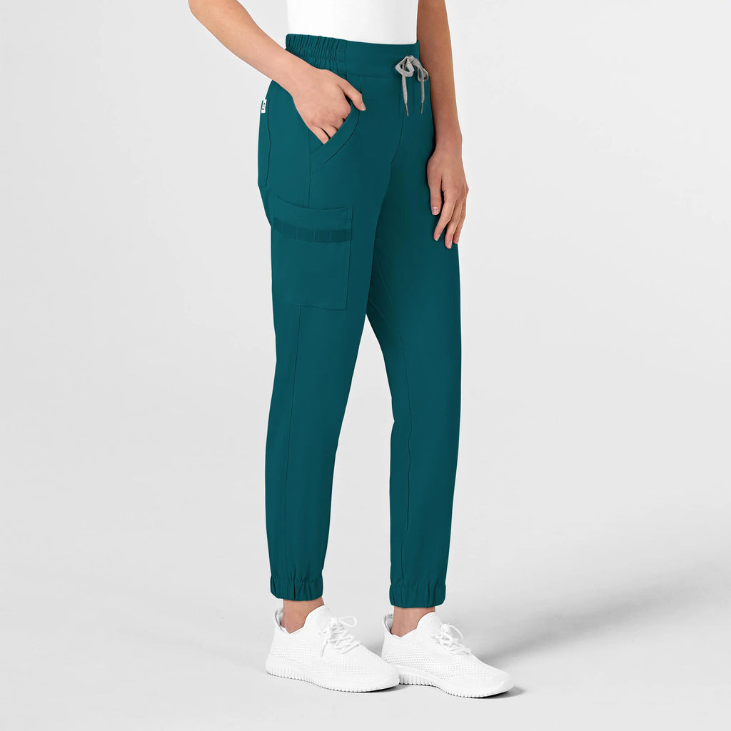 Wink Scrubs Women's RENEW Jogger Scrub Pant Caribbean Blue | scrub-supply.com