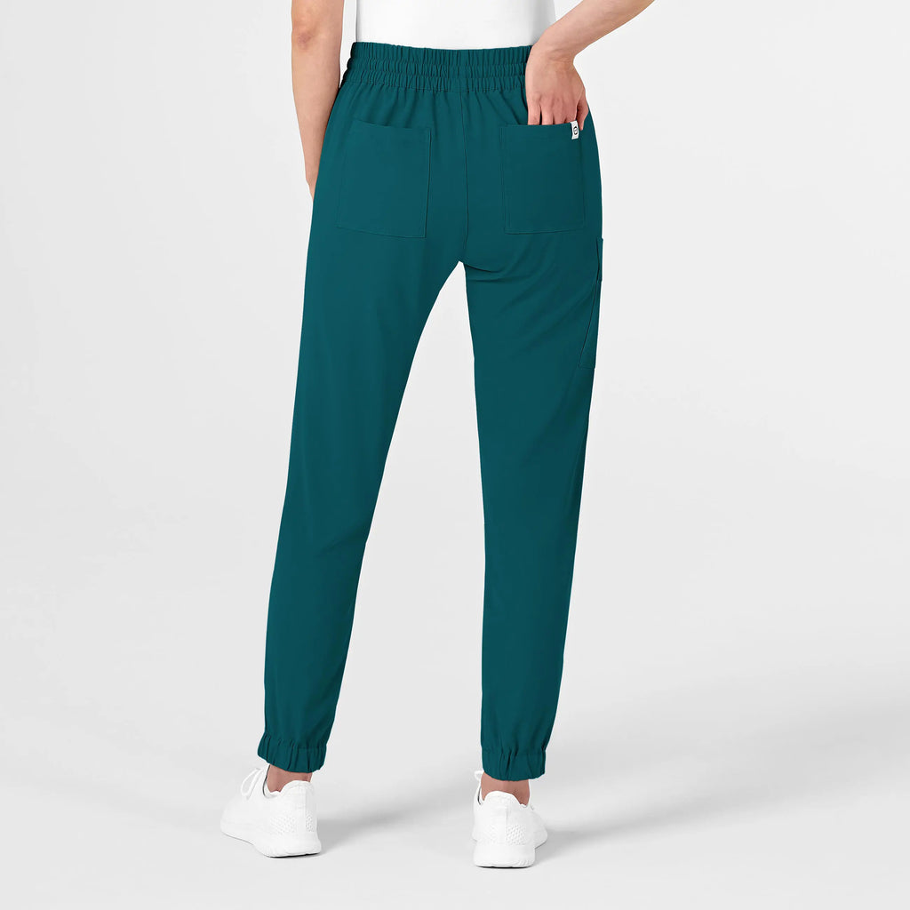 Wink Scrubs Women's RENEW Jogger Scrub Pant Caribbean Blue | scrub-supply.com