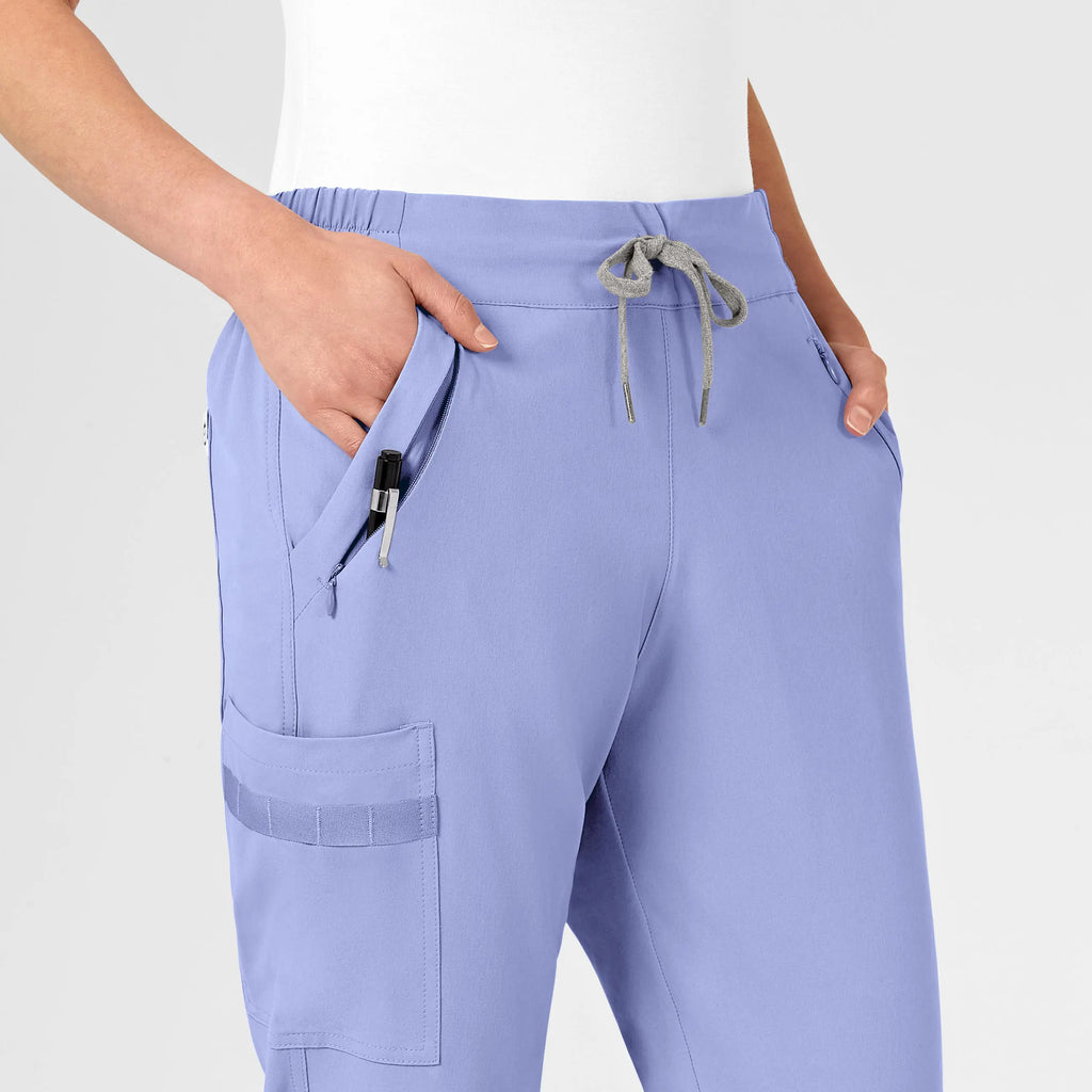 Wink Scrubs Women's RENEW Jogger Scrub Pant Ceil Blue | scrub-supply.com