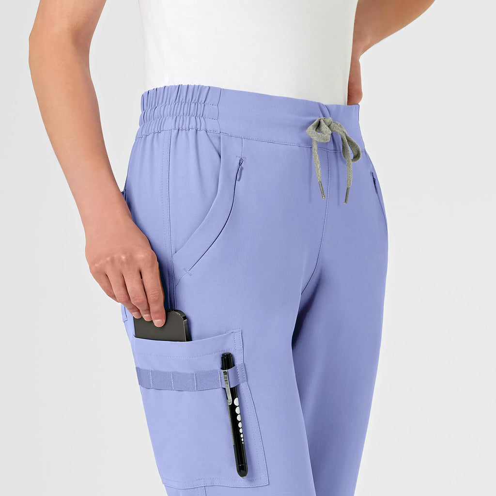 Wink Scrubs Women's RENEW Jogger Scrub Pant Ceil Blue | scrub-supply.com