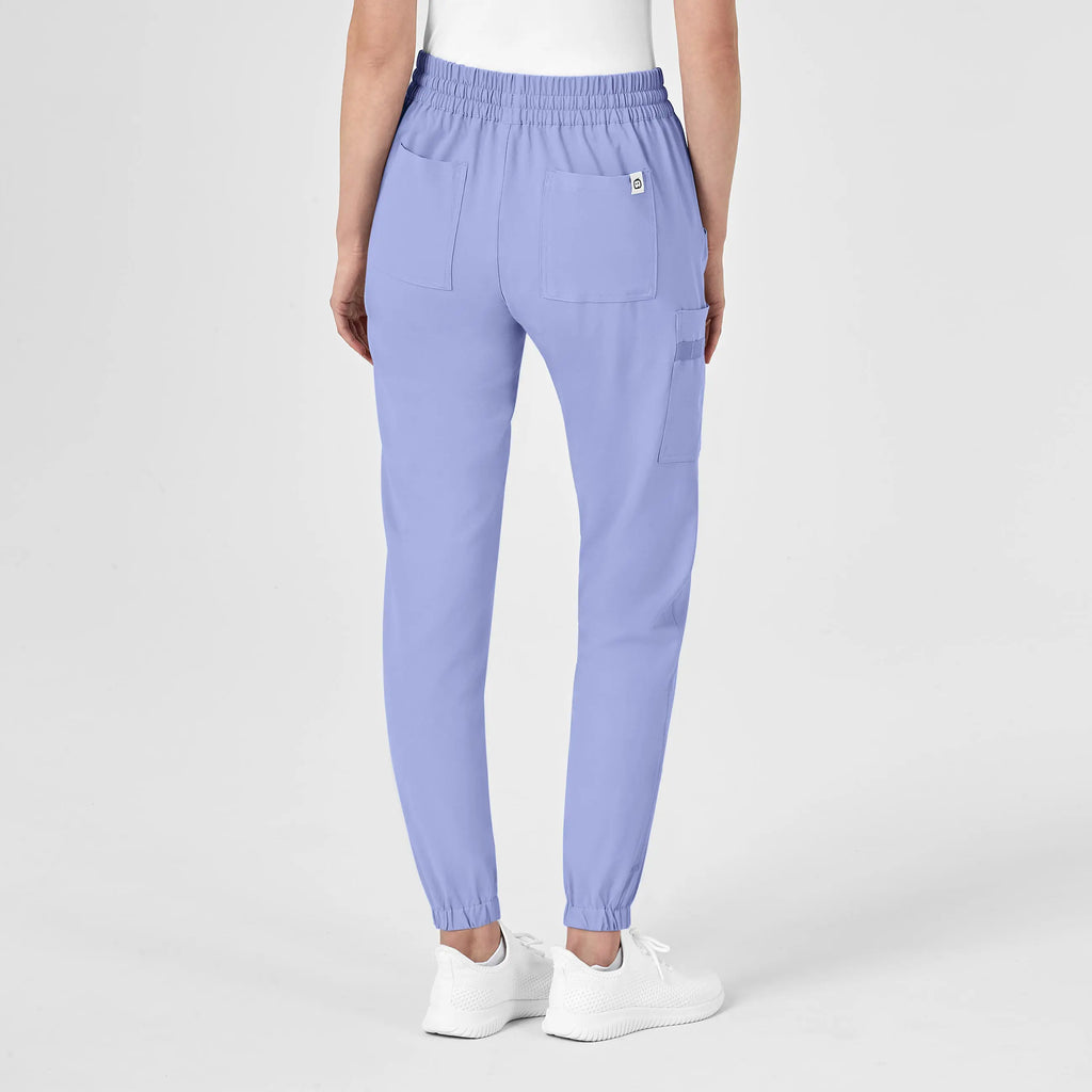 Wink Scrubs Women's RENEW Jogger Scrub Pant Ceil Blue | scrub-supply.com