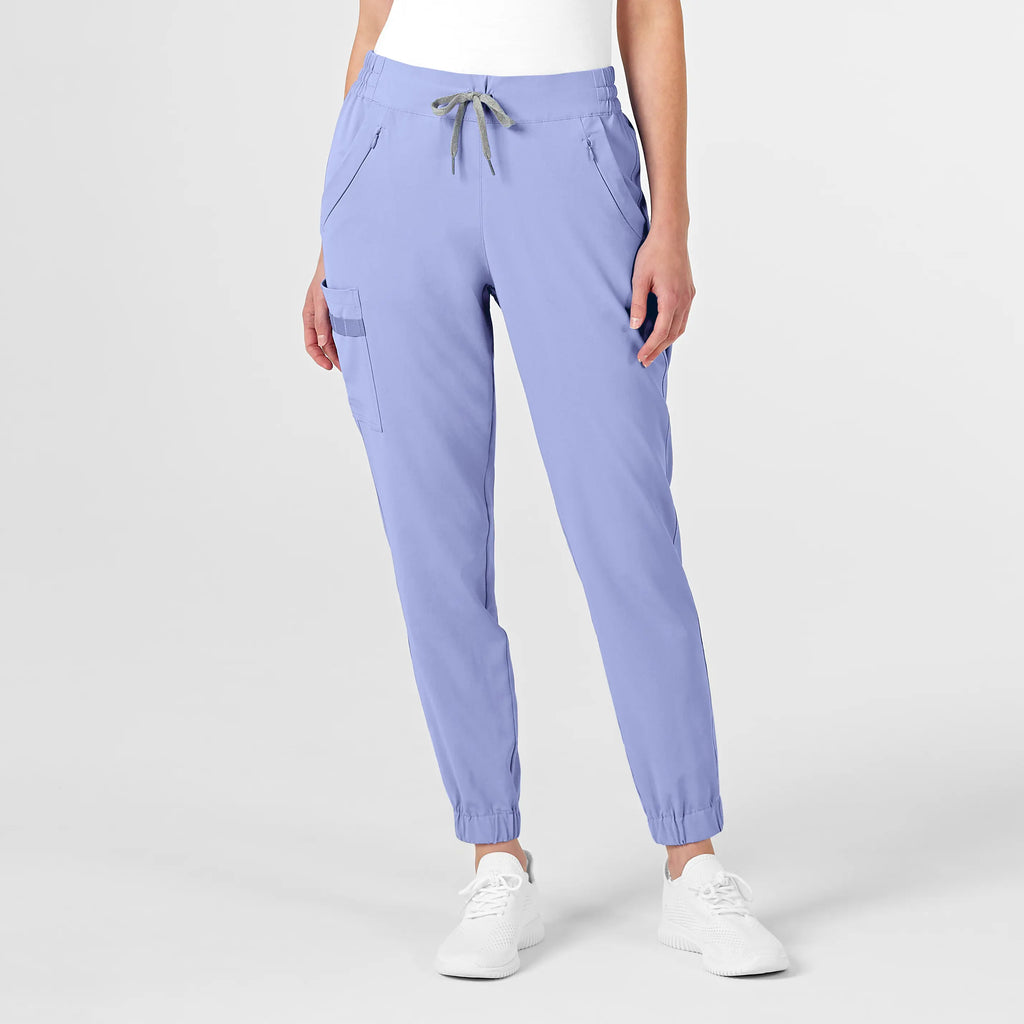 Wink Scrubs Women's RENEW Jogger Scrub Pant Ceil Blue | scrub-supply.com