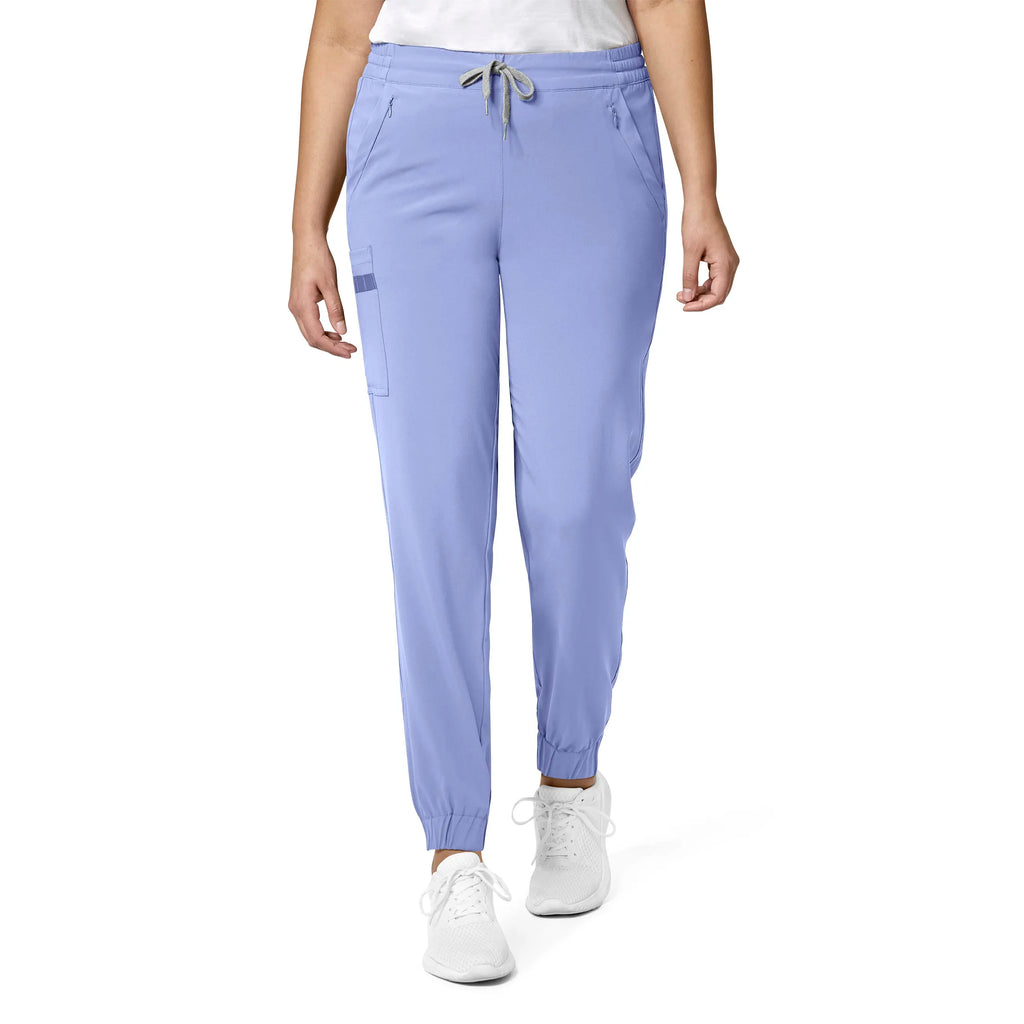 Wink Scrubs Women's RENEW Jogger Scrub Pant Ceil Blue | scrub-supply.com