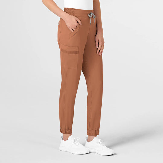 Wink Scrubs Women's RENEW Jogger Scrub Pant Clay | scrub-supply.com