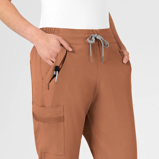 Wink Scrubs Women's RENEW Jogger Scrub Pant Clay | scrub-supply.com
