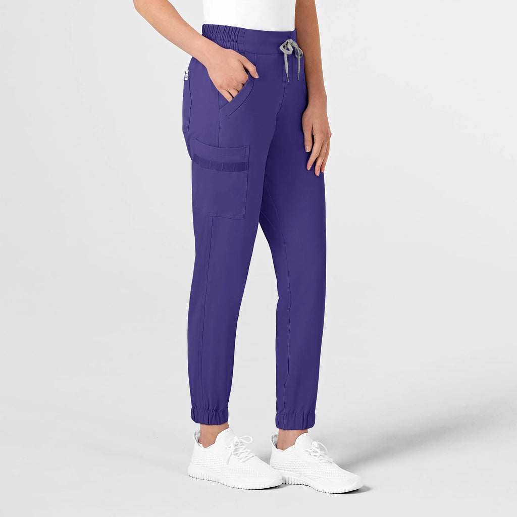 Wink Scrubs Women's RENEW Jogger Scrub Pant Grape | scrub-supply.com