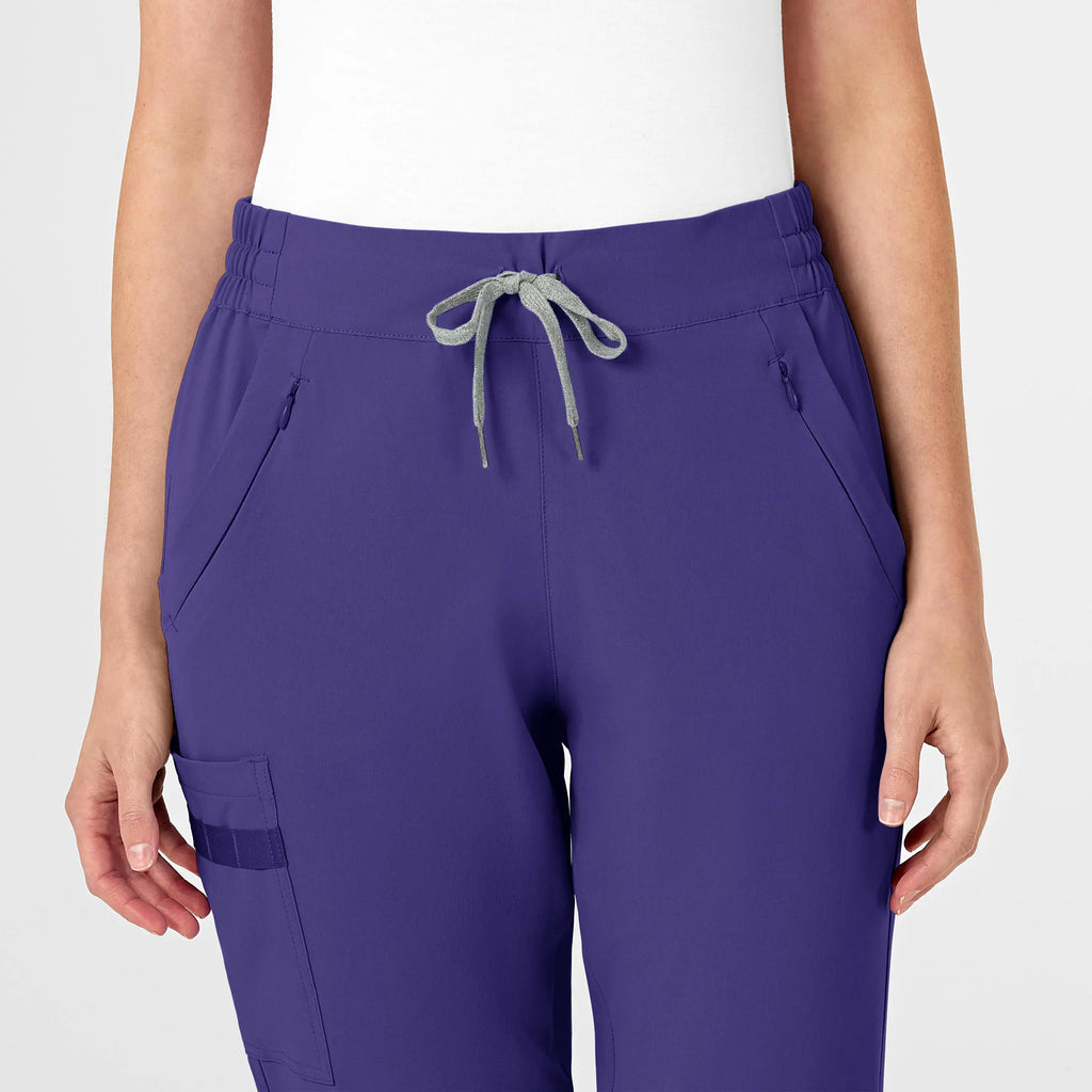 Wink Scrubs Women's RENEW Jogger Scrub Pant Grape | scrub-supply.com