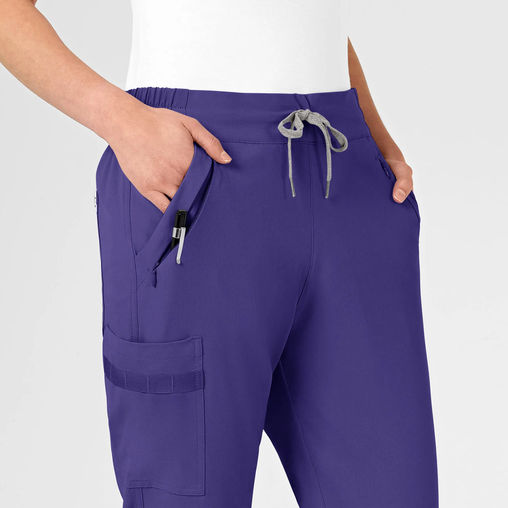 Wink Scrubs Women's RENEW Jogger Scrub Pant Grape | scrub-supply.com