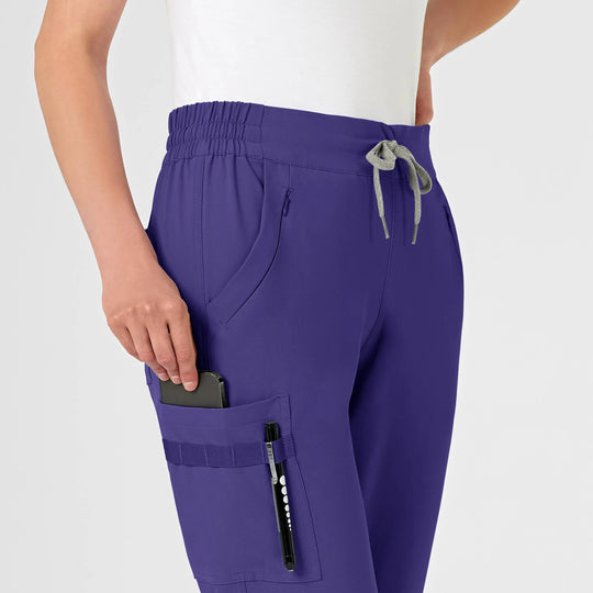 Wink Scrubs Women's RENEW Jogger Scrub Pant Grape | scrub-supply.com