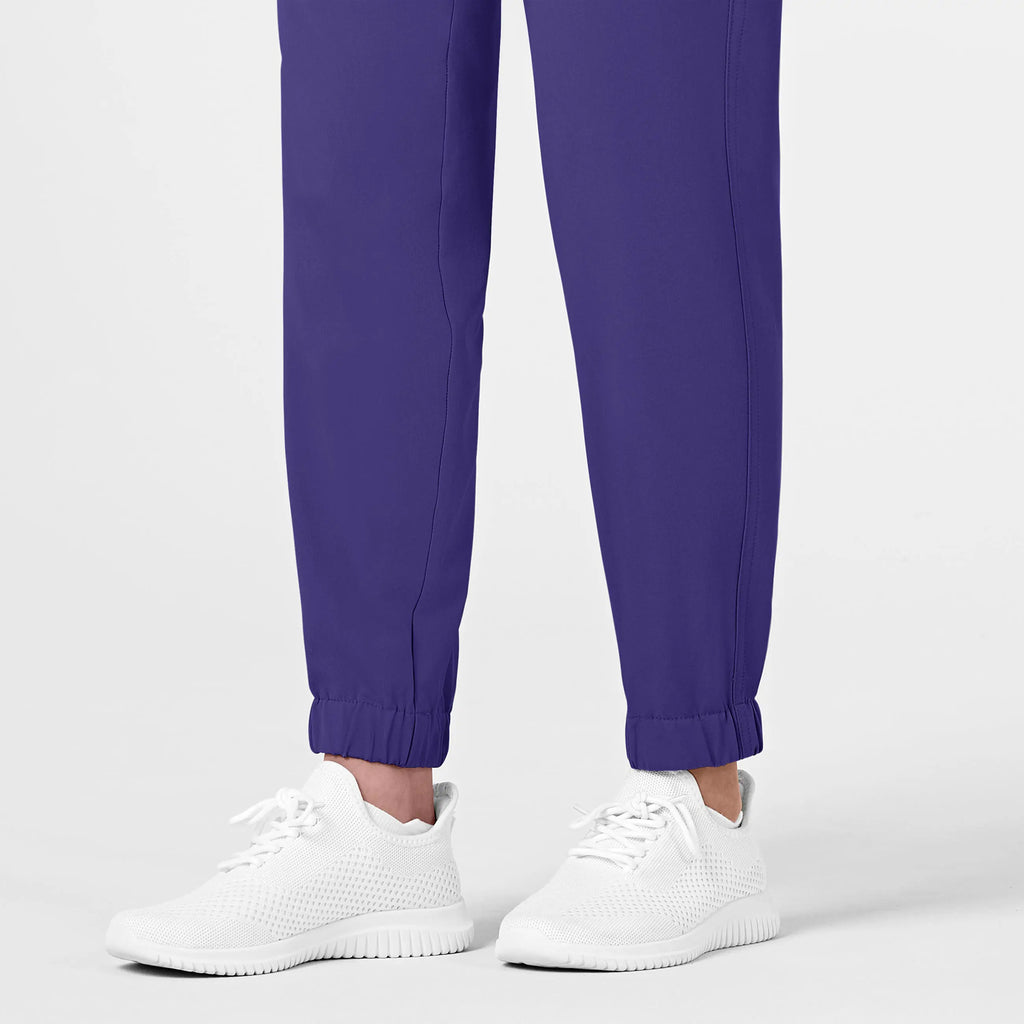 Wink Scrubs Women's RENEW Jogger Scrub Pant Grape | scrub-supply.com