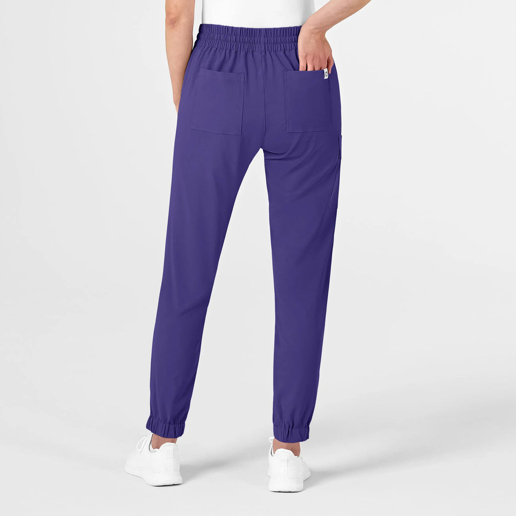 Wink Scrubs Women's RENEW Jogger Scrub Pant Grape | scrub-supply.com