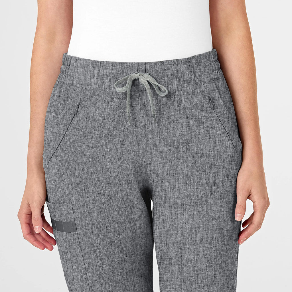 Wink Scrubs Women's RENEW Jogger Scrub Pant Grey Heather | scrub-supply.com