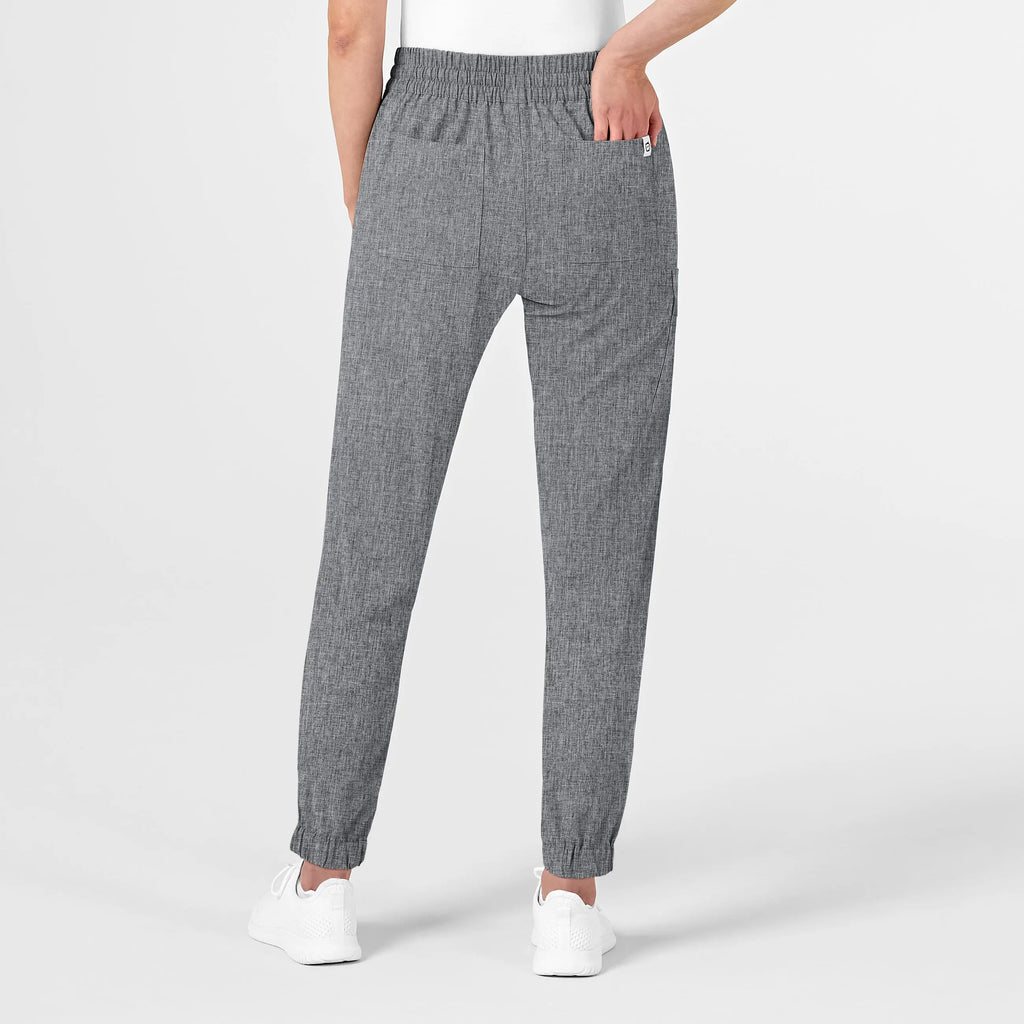 Wink Scrubs Women's RENEW Jogger Scrub Pant Grey Heather | scrub-supply.com