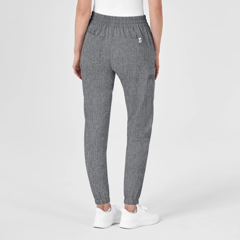 Wink Scrubs Women's RENEW Jogger Scrub Pant Grey Heather | scrub-supply.com