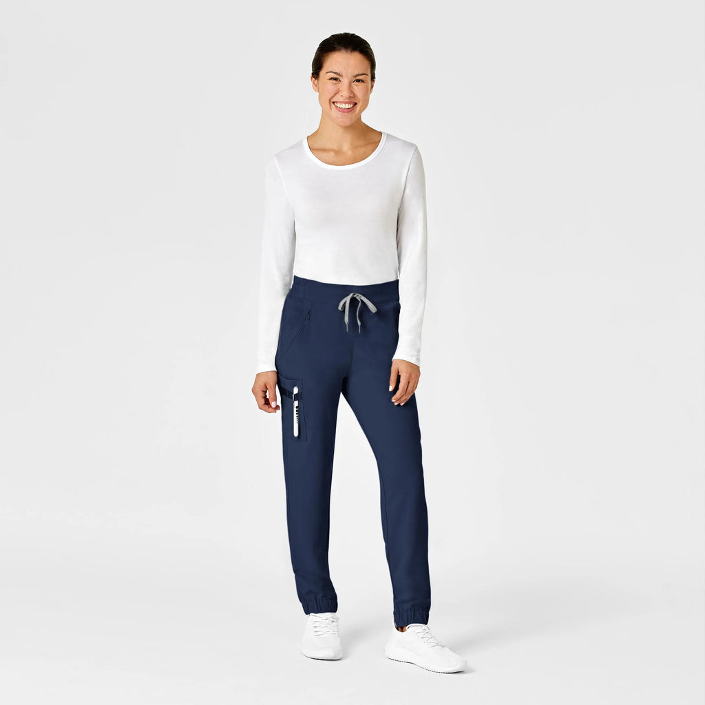 Wink Scrubs Women's RENEW Jogger Scrub Pant Navy | scrub-supply.com