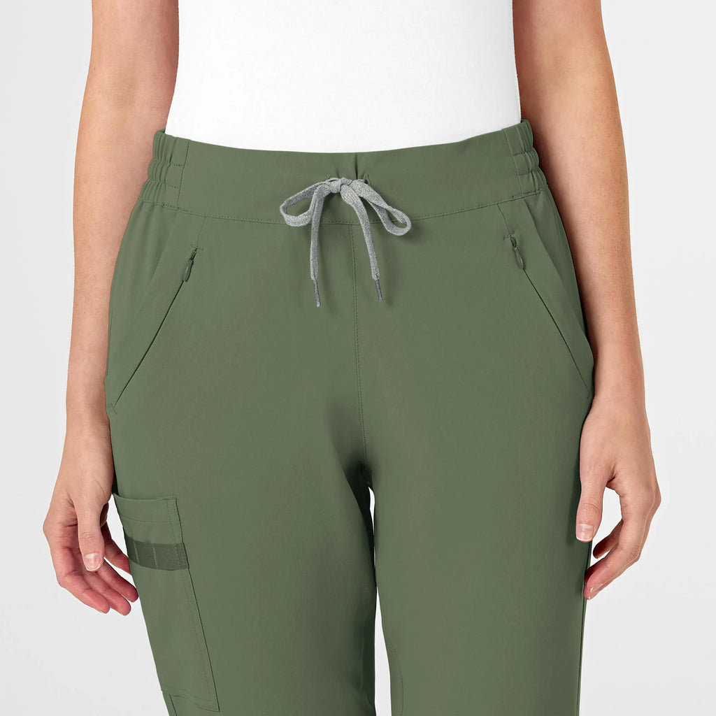 Wink Scrubs Women's RENEW Jogger Scrub Pant Olive | scrub-supply.com