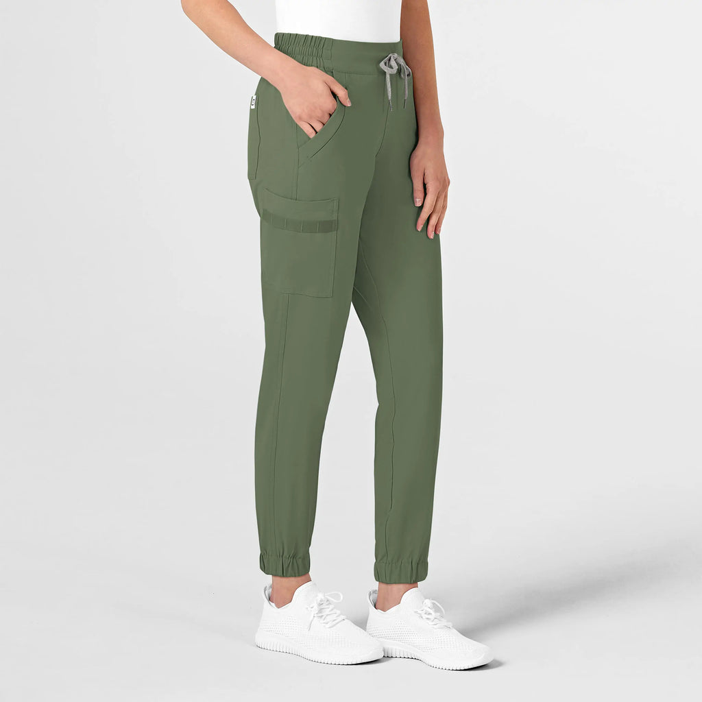 Wink Scrubs Women's RENEW Jogger Scrub Pant Olive | scrub-supply.com