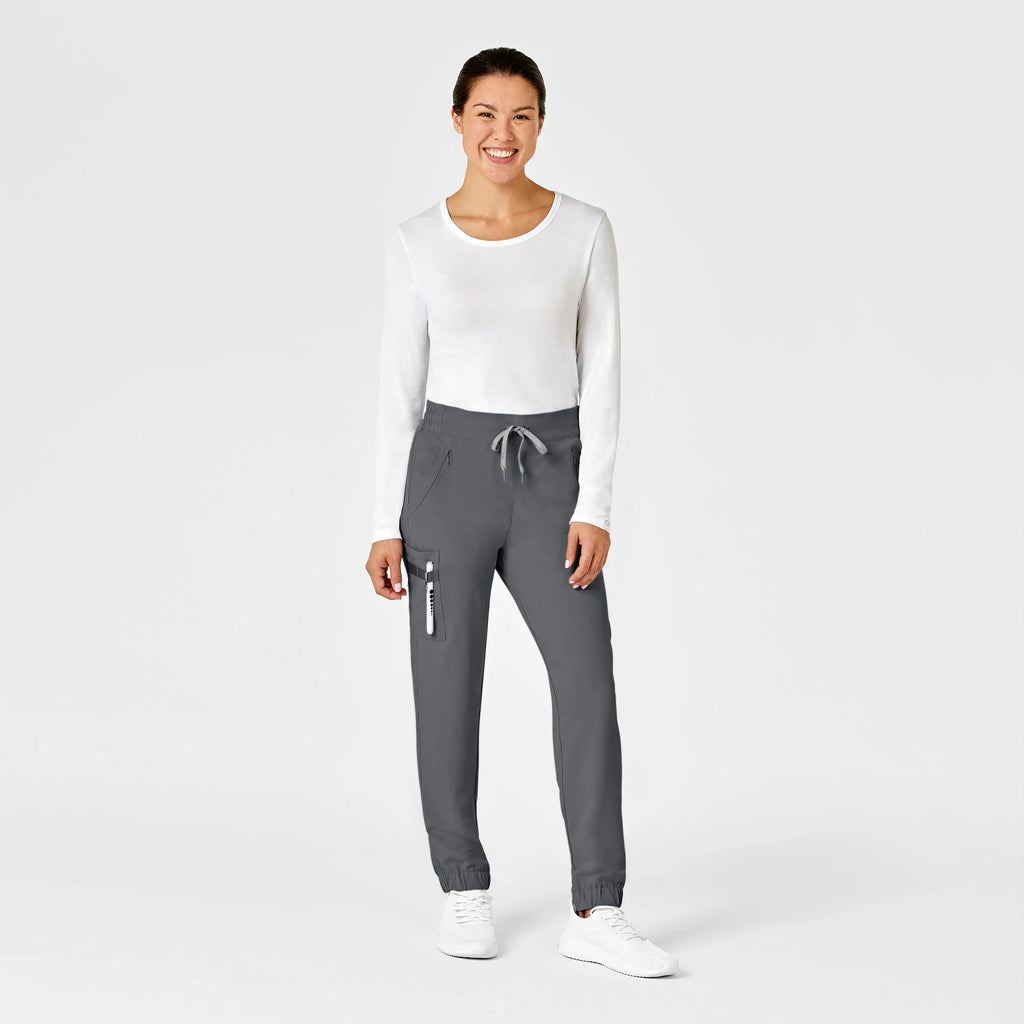 Wink Scrubs Women's RENEW Jogger Scrub Pant Pewter | scrub-supply.com