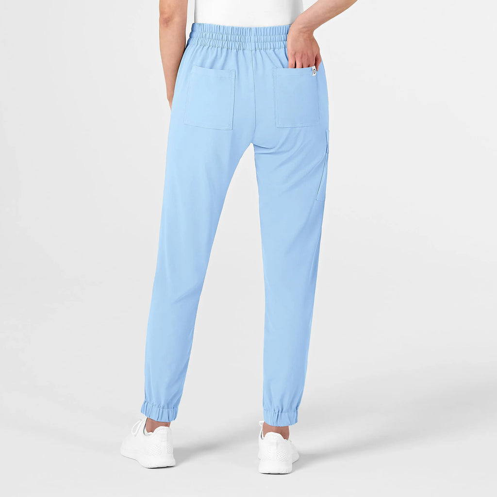 Wink Scrubs Women's RENEW Jogger Scrub Pant Powder Blue | scrub-supply.com