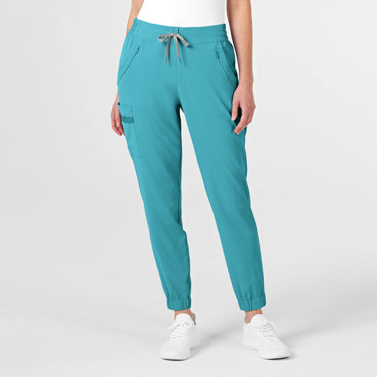 Wink Scrubs Women's RENEW Jogger Scrub Pant Teal | scrub-supply.com