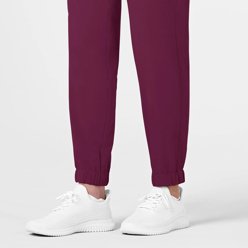 Wink Scrubs Women's RENEW Jogger Scrub Pant Wine | scrub-supply.com