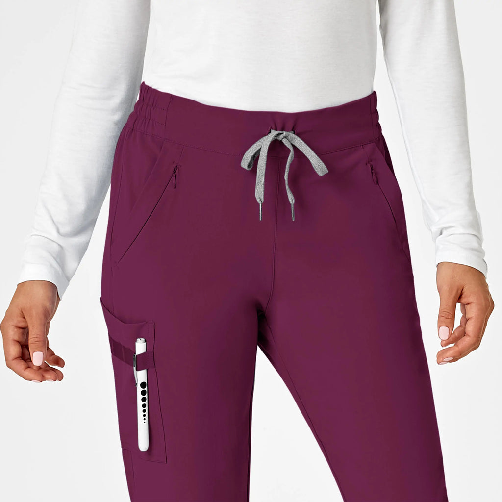 Wink Scrubs Women's RENEW Jogger Scrub Pant Wine | scrub-supply.com