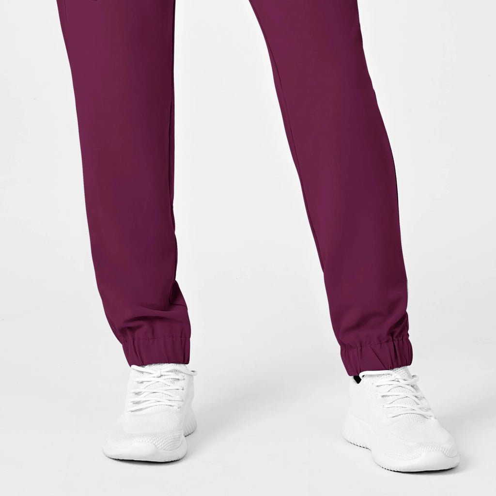 Wink Scrubs Women's RENEW Jogger Scrub Pant Wine | scrub-supply.com