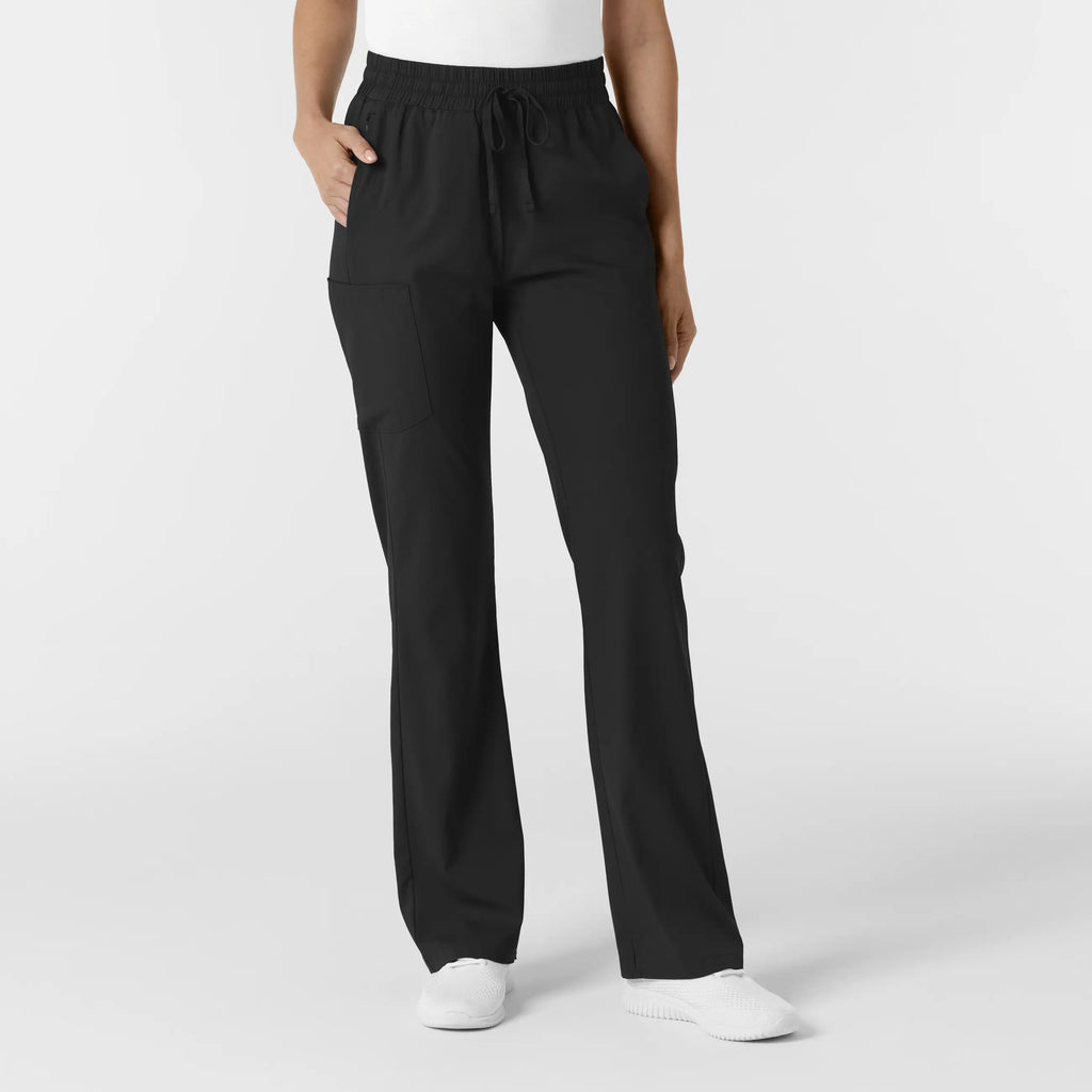 Wink Scrubs Women's Bootcut Scrub Pant Black | scrub-supply.com