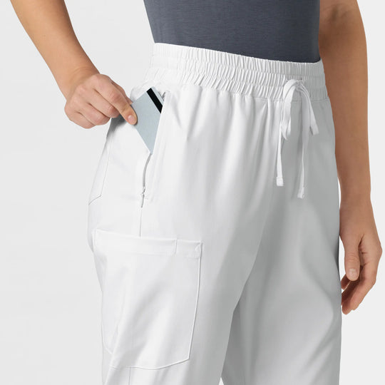 Wink Scrubs Women's Bootcut Scrub Pant White | scrub-supply.com