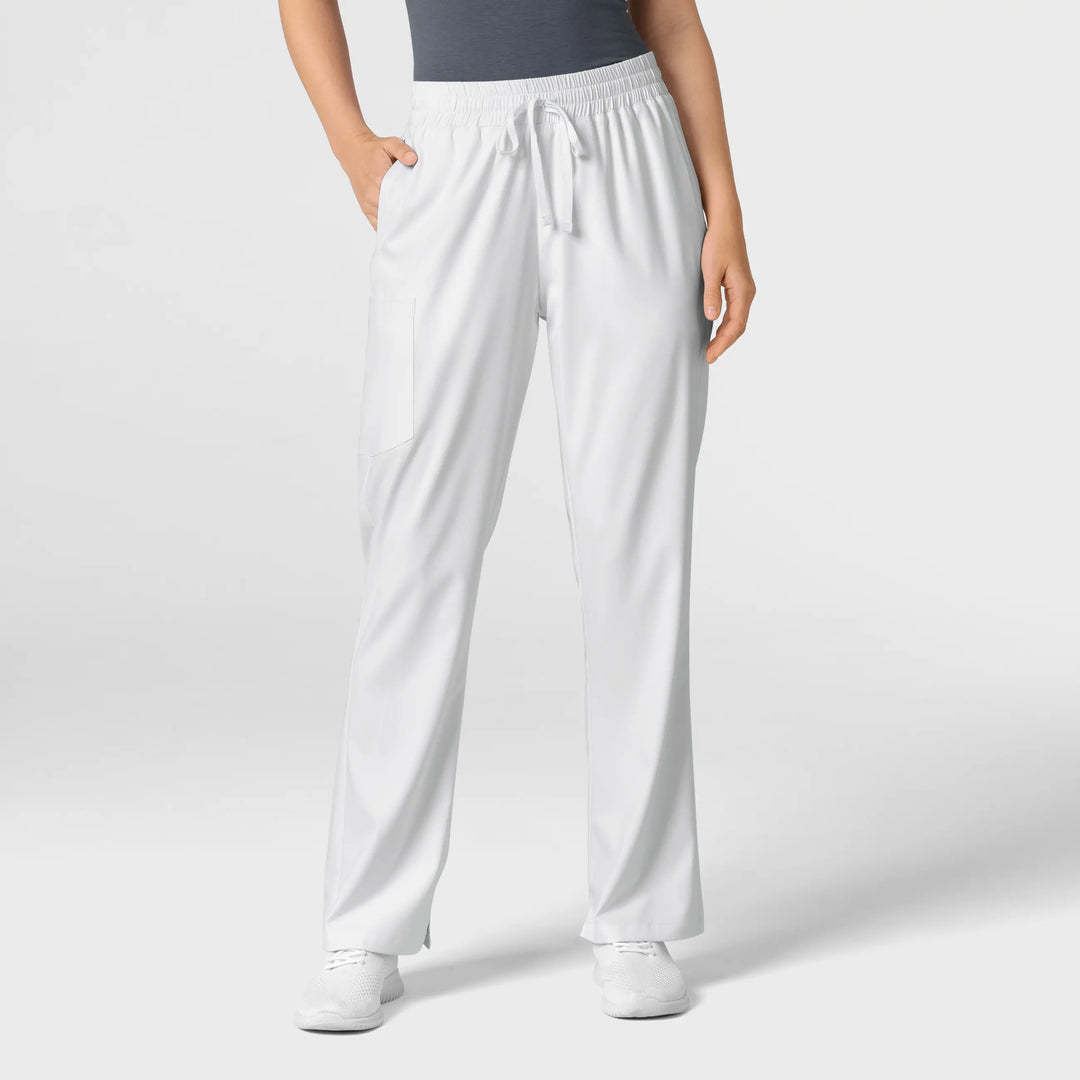 Wink Scrubs Women's Bootcut Scrub Pant White | scrub-supply.com
