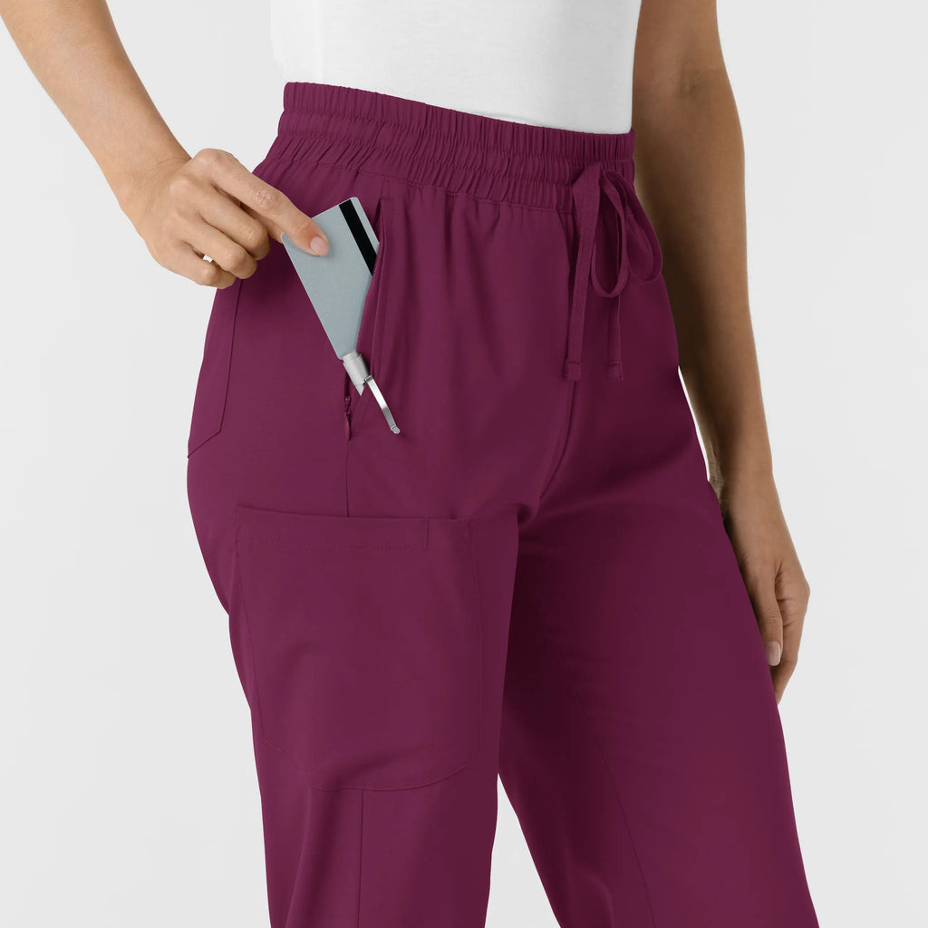 Wink Scrubs Women's Bootcut Scrub Pant Wine | scrub-supply.com