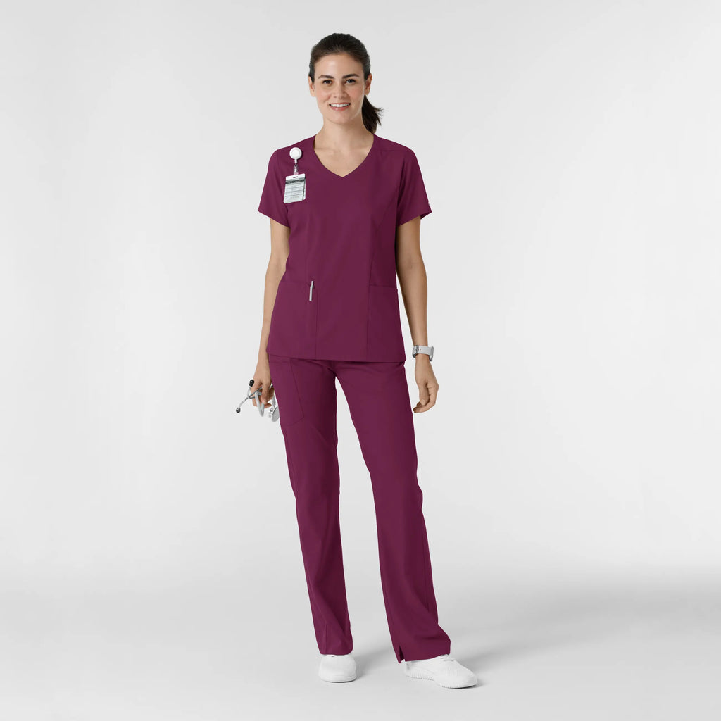 Wink Scrubs Women's Bootcut Scrub Pant Wine | scrub-supply.com