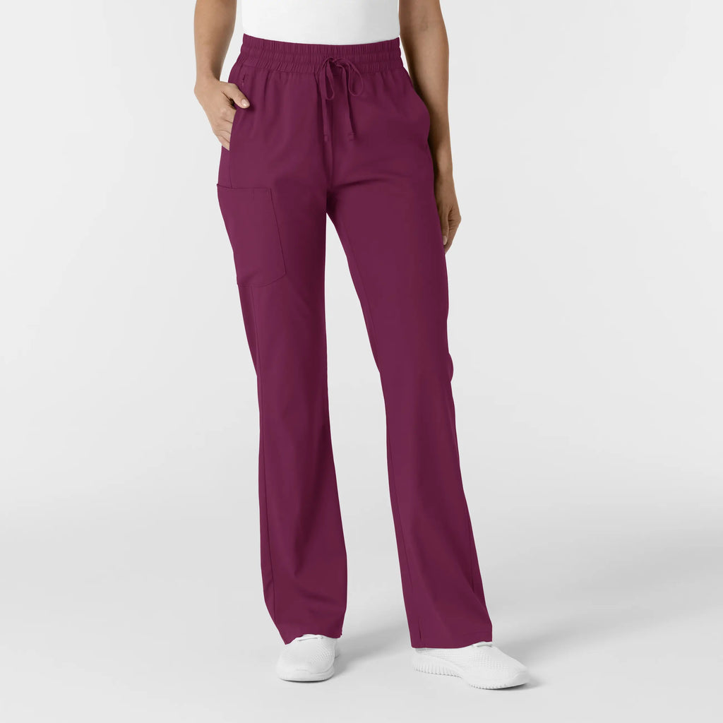 Wink Scrubs Women's Bootcut Scrub Pant Wine | scrub-supply.com