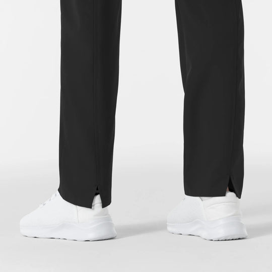 Wink Scrubs Women's Women’s High Waist Tapered Scrub Pant Black | scrub-supply.com