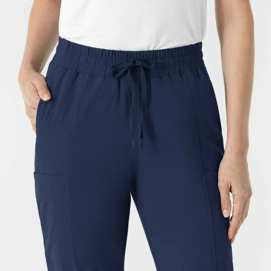 Wink Scrubs Women's Women’s High Waist Tapered Scrub Pant Navy | scrub-supply.com