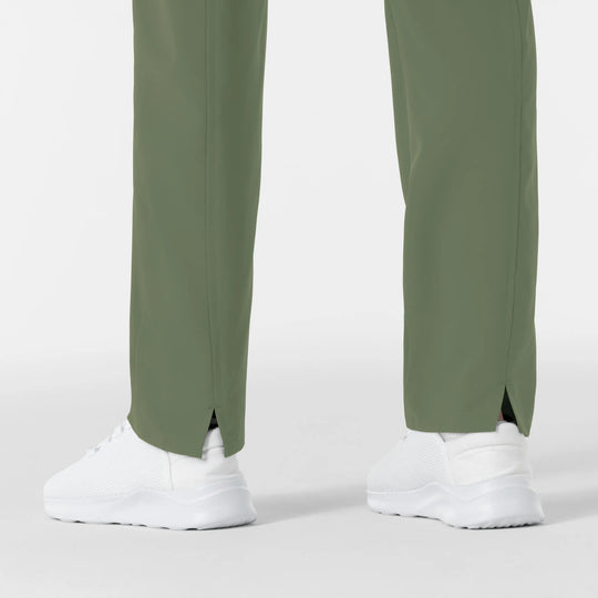 Wink Scrubs Women's Women’s High Waist Tapered Scrub Pant Olive | scrub-supply.com
