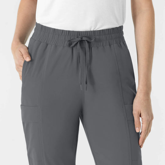 Wink Scrubs Women's Women’s High Waist Tapered Scrub Pant Pewter | scrub-supply.com