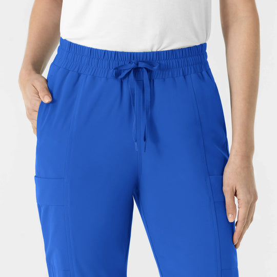 Wink Scrubs Women's Women’s High Waist Tapered Scrub Pant Royal Blue | scrub-supply.com