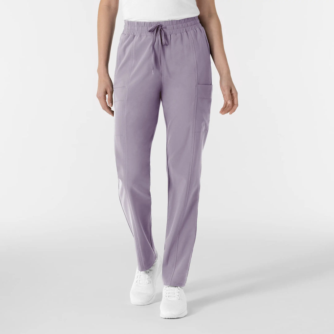 Wink Scrubs Women's Women’s High Waist Tapered Scrub Pant Wisteria | scrub-supply.com