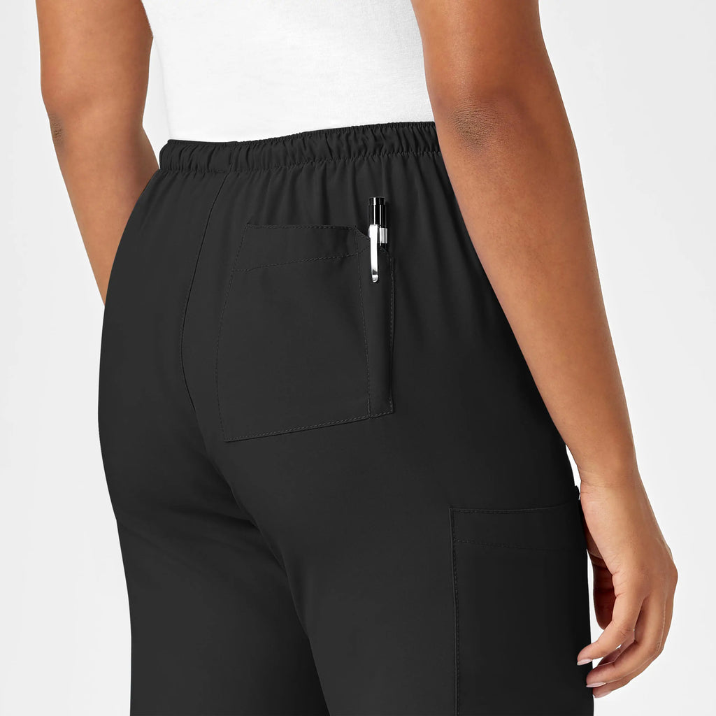 Wink Scrubs Women's Drawstring Scrub Pant Black | scrub-supply.com