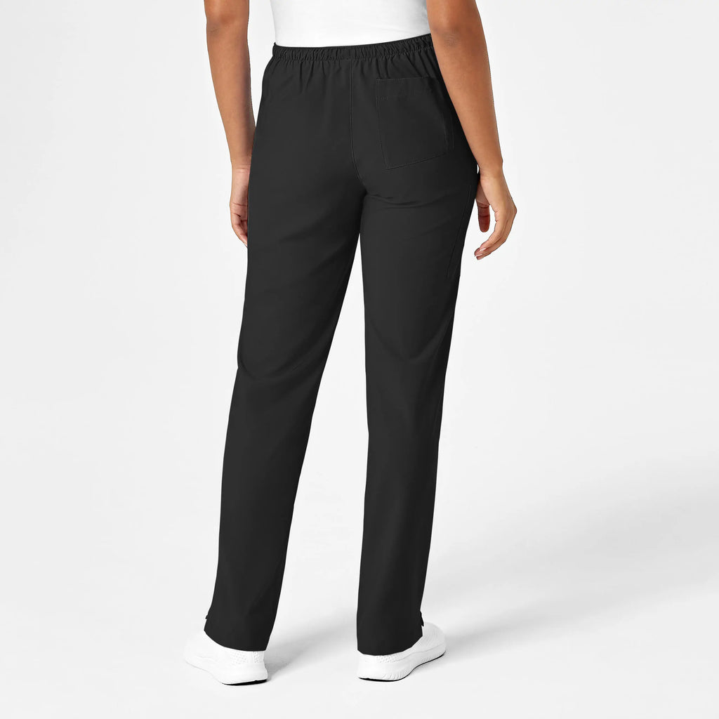 Wink Scrubs Women's Drawstring Scrub Pant Black | scrub-supply.com