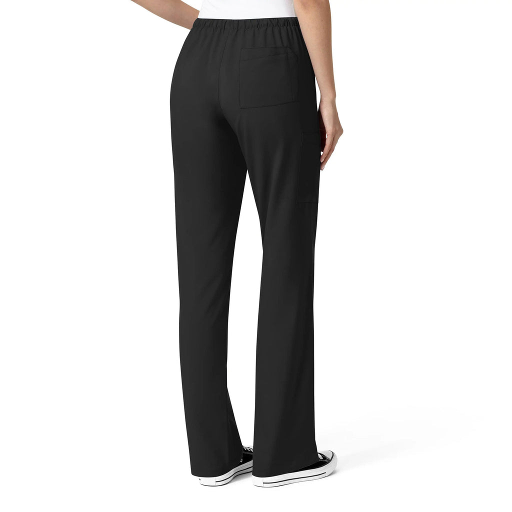 Wink Scrubs Women's Drawstring Scrub Pant Black | scrub-supply.com