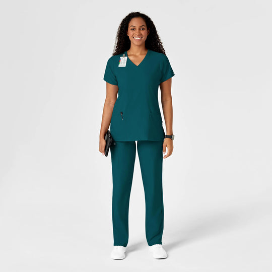 Wink Scrubs Women's Drawstring Scrub Pant Caribbean Blue | scrub-supply.com