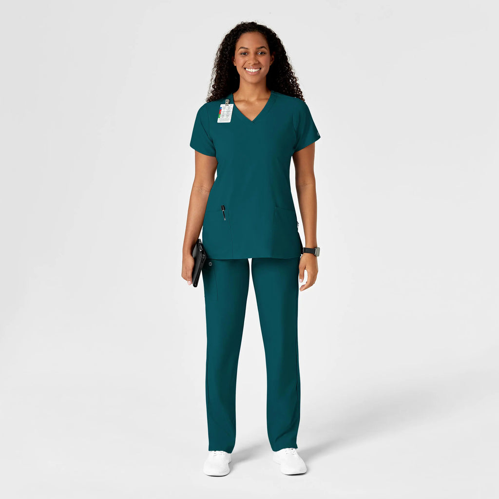 Wink Scrubs Women's Drawstring Scrub Pant Caribbean Blue | scrub-supply.com