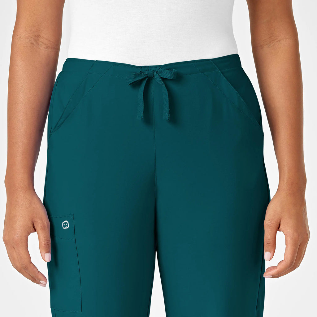 Wink Scrubs Women's Drawstring Scrub Pant Caribbean Blue | scrub-supply.com